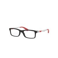 Ray-Ban Eyeglasses Children Rb1588 Optics Kids - Silver Frame Clear Lenses Polarized 47-16