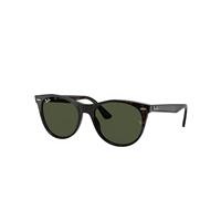 Ray-Ban Sunglasses Unisex Wayfarer II Classic - Tortoise Frame Green Lenses 55-18