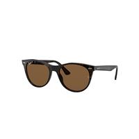 Ray-Ban Sunglasses Unisex Wayfarer II Classic - Spotted Havana Frame Brown Lenses Polarized 55-18