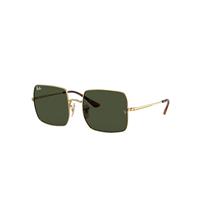 Ray-Ban Sunglasses Woman Square 1971 Classic - Arista Gold Frame Green Lenses 54-19