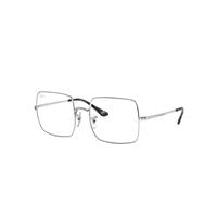 Ray-Ban Eyeglasses Woman Square 1971 Optics - Silver Frame Clear Lenses 54-19