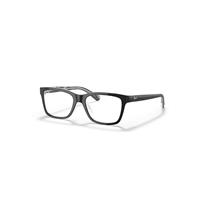 Ray-Ban Eyeglasses Children Rb1536 Optics Kids - Black On Grey Frame Clear Lenses Polarized 48-16