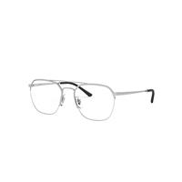 Ray-Ban Eyeglasses Unisex Rb6444 Optics - Silver Frame Clear Lenses Polarized 53-18