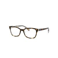 Ray-Ban Eyeglasses Children Rb1591 Optics Kids - Havana On Transparent Frame Clear Lenses Polarized 46-16