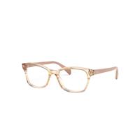 Ray-Ban Eyeglasses Children Rb1591 Optics Kids - Beige Frame Clear Lenses Polarized 48-16