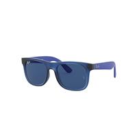 Ray-Ban Sunglasses Children Justin Kids - Transparent Blue Frame Blue Lenses 48-16
