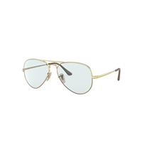 Ray-Ban Sunglasses Unisex Rb3689 Solid Evolve - Gold Frame Grey Lenses 55-14