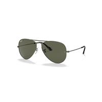 Ray-Ban Sunglasses Unisex Aviator Classic - Transparent Green Frame Green Lenses 58-14