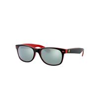 Ray-Ban Sunglasses Unisex Rb2132m Scuderia Ferrari Collection - Black Frame Silver Lenses 55-18