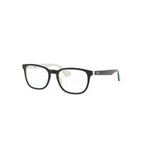 Ray-Ban Eyeglasses Children Rb1592 Optics Kids - White Frame Clear Lenses Polarized 48-16