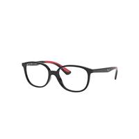 Ray-Ban Eyeglasses Children Rb1598 Optics Kids - Red Frame Clear Lenses Polarized 47-16