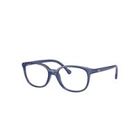 Ray-Ban Eyeglasses Children Rb1900 Optics Kids - Transparent Blue Frame Clear Lenses Polarized 45-15