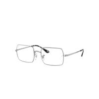 Ray-Ban Eyeglasses Unisex Rb1969v Rectangle - Silver Frame Clear Lenses 51-19