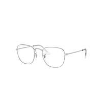 Ray-Ban Eyeglasses Unisex Frank Optics - Silver Frame Clear Lenses 51-20