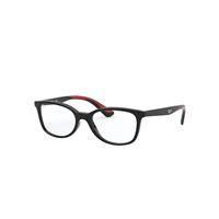 Ray-Ban Eyeglasses Children Rb1586 Optics Kids - Red Frame Clear Lenses Polarized 49-16