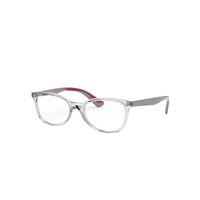 Ray-Ban Eyeglasses Children Rb1586 Optics Kids - Pink Frame Clear Lenses Polarized 49-16