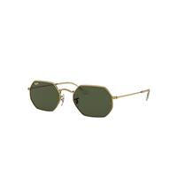 Ray-Ban Sunglasses Unisex Octagonal Legend Gold - Gold Frame Green Lenses 53-21