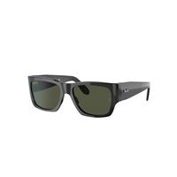 Ray-Ban Sunglasses Unisex Nomad - Black Frame Green Lenses 54-17