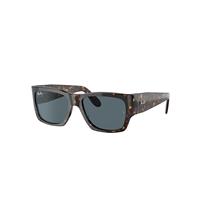 Ray-Ban Sunglasses Unisex Nomad - Shiny Havana Frame Blue Lenses 54-17