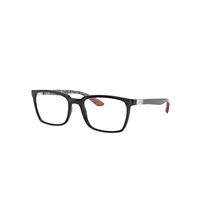 Ray-Ban Eyeglasses Man Rb8906 Optics - Shiny Black Frame Clear Lenses 52-19