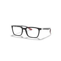 Ray-Ban Eyeglasses Man Rb8906 Optics - Shiny Black Frame Clear Lenses 54-19