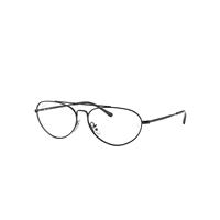 Ray-Ban Eyeglasses Unisex Rb6454 Optics - Shiny Black Frame Clear Lenses 58-14