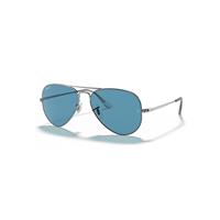 Ray-Ban Sunglasses Unisex Aviator Metal II - Gunmetal Frame Blue Lenses Polarized 55-14