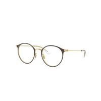 Ray-Ban Eyeglasses Children Rb1053 Optics Kids - Gold Frame Clear Lenses Polarized 45-18
