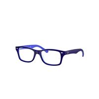 Ray-Ban Eyeglasses Children Rb1531 Optics Kids - Blue Frame Clear Lenses Polarized 48-16