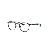 Ray-Ban Eyeglasses Unisex Rb6355 Optics - Sand Green Frame Clear Lenses 50-20