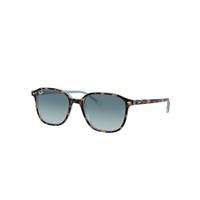 Ray-Ban Sunglasses Unisex Leonard - Havana On Light Blue Frame Blue Lenses 53-18