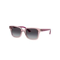 Ray-Ban Sunglasses Children Rb9071s Kids - Transparent Pink Frame Grey Lenses 48-18
