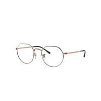 Ray-Ban Eyeglasses Unisex Jack Optics - Shiny Copper Frame Clear Lenses Polarized 51-20
