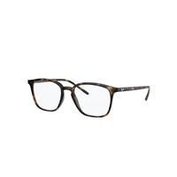Ray-Ban Eyeglasses Unisex Rb7185 - Tortoise Frame Clear Lenses Polarized 52-18