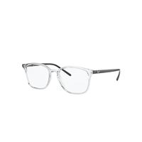 Ray-Ban Eyeglasses Unisex Rb7185 - Shiny Black Frame Clear Lenses Polarized 52-18
