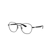 Ray-Ban Eyeglasses Unisex Rb6461 Optics - Sand Black Frame Clear Lenses 51-19