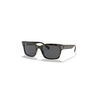 Ray-Ban Sunglasses Man Jeffrey - Havana On Transparent Brown Frame Grey Lenses 55-20