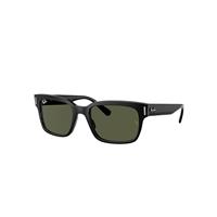 Ray-Ban Sunglasses Man Jeffrey - Black Frame Green Lenses 55-20
