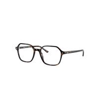 Ray-Ban Eyeglasses Unisex John Optics - Shiny Havana Frame Clear Lenses 49-18