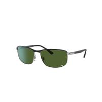 Ray-Ban Sunglasses Unisex Rb3671ch Chromance - Black Frame Green Lenses Polarized 60-16