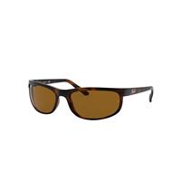 Ray-Ban Sunglasses Unisex Predator 2 - Dark Havana Frame Brown Lenses 62-19