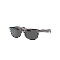 Ray-Ban Sunglasses Unisex New Wayfarer Color Mix - Striped Grey Frame Grey Lenses 52-18