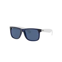 Ray-Ban Sunglasses Man Justin Color Mix - Transparent Blue Frame Blue Lenses 54-16