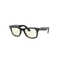 Ray-Ban Sunglasses Unisex Wayfarer Clear Evolve - Shiny Black Frame Grey Lenses 50-22