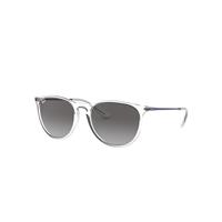 Ray-Ban Sunglasses Woman Erika Color Mix - Transparent Frame Grey Lenses 54-18