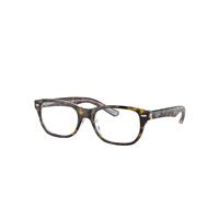 Ray-Ban Eyeglasses Children Rb1555 Optics Kids - Havana On Transparent Frame Clear Lenses Polarized 46-16