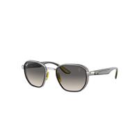 Ray-Ban Sunglasses Unisex Rb3674m Scuderia Ferrari Collection - Shiny Grey Frame Grey Lenses 50-21
