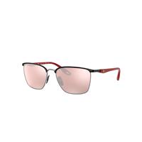 Ray-Ban Sunglasses Unisex Rb3673m Scuderia Ferrari Collection - Red Frame Silver Lenses Polarized 56-17