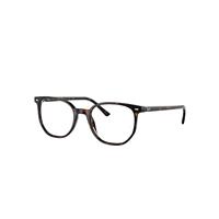 Ray-Ban Eyeglasses Unisex Elliot Optics - Havana Frame Demo Lens Lenses Polarized 48-19