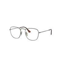 Ray-Ban Eyeglasses Man Frank Titanium Optics - Gunmetal Frame Clear Lenses 51-20